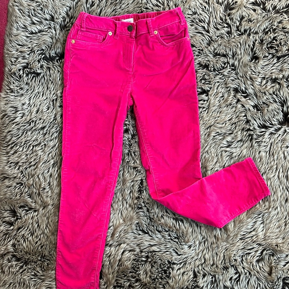 Crewcuts hot pink cord pants